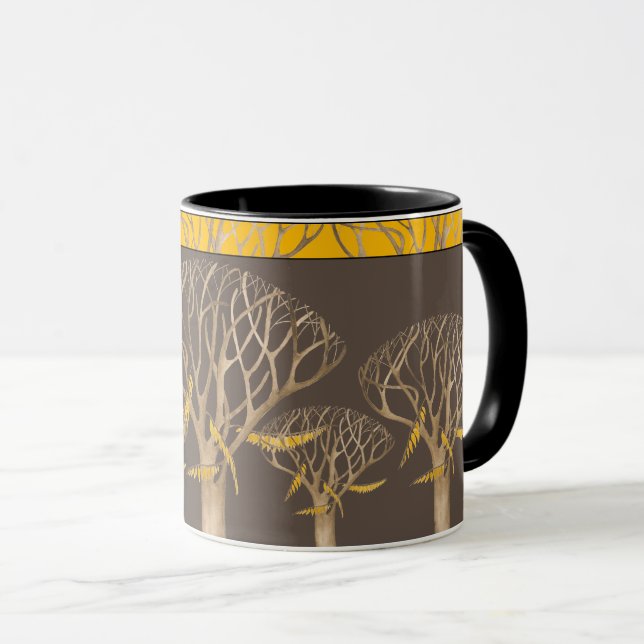 Später Herbst auf 11 oz. Combo-Tasse (B) Tasse (VorderseiteRechts)