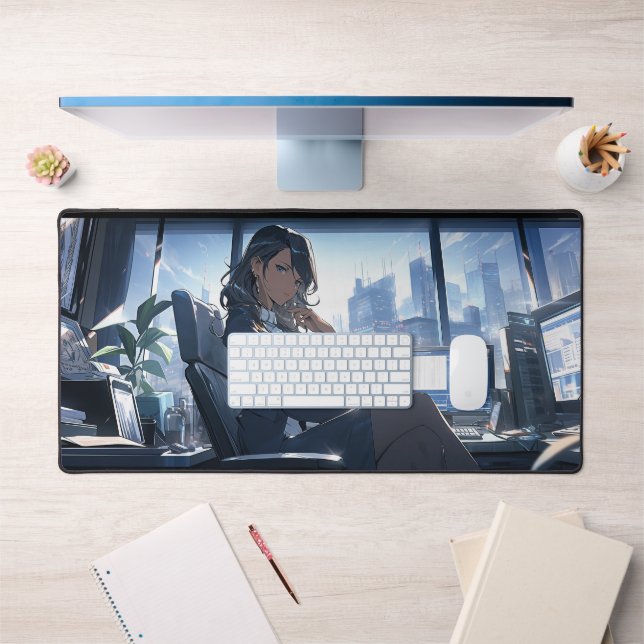 Später Nachmittag in meinem Büro Schreibtischunterlage (Büro 1)