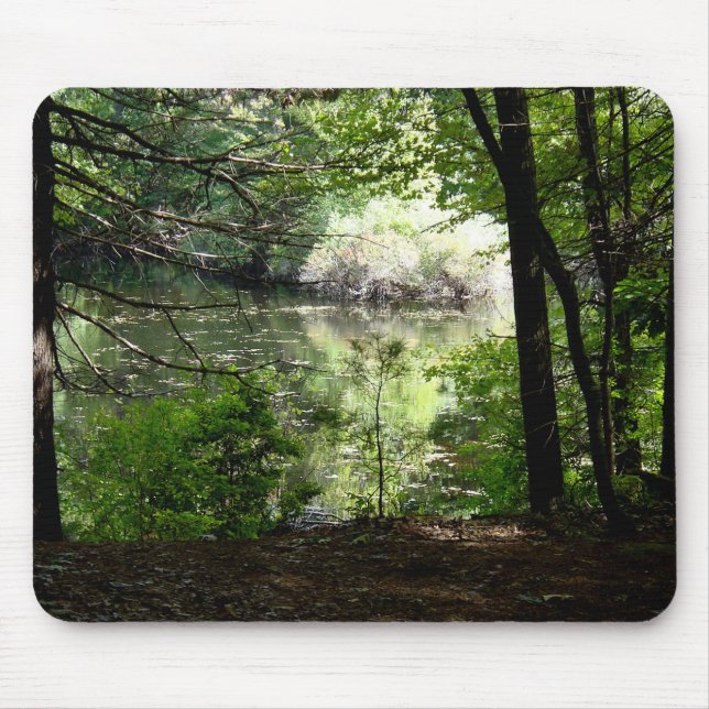 Später Sommer am Waldenteich Mousepad (Vorne)