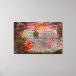 Später Sommerabend in Lambshire Cove Leinwanddruck