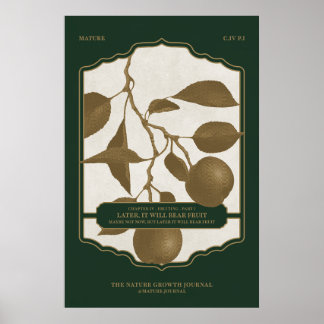 SPÄTER WIRD ES OBST GEBEN POSTER