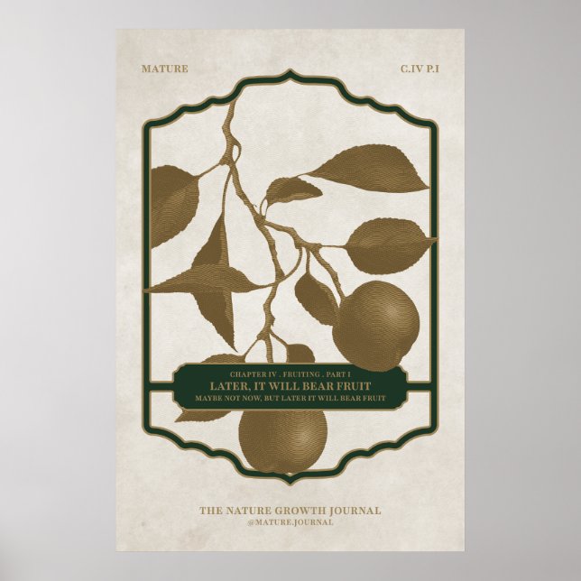 SPÄTER WIRD ES OBST V2 GEBEN POSTER (Vorne)