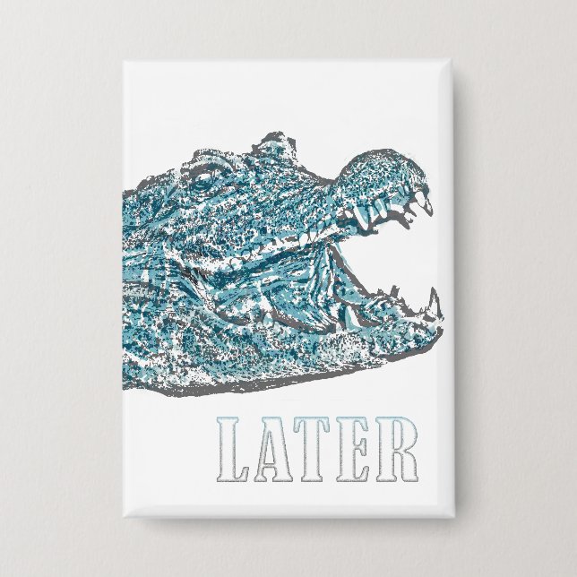 Spätere Alligator Button (Vorderseite)