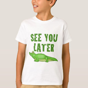 Spätere Alligator sehen T-Shirt