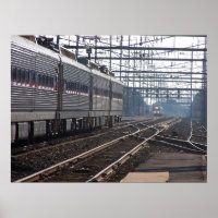 Spätes Treffen der Regionalbahnen Septa