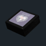 Spätestens 13. Hochzeitstag Foto Ehefrau Geschenkb Geschenkbox<br><div class="desc">Grafische 13-jährige Jubiläum Spitzen-Herzeffekt Sake Sake-Schmuckstück Geschenkboxen. Ideal,  um Ihrer Ehefrau ein besonderes Geschenk zu einem besonderen 13. Hochzeitstag oder anderen besondere Anlass zu schenken. Angepasst mit eigenen Foto-Wörtern und eigenen Daten. Von Sarah Trett für www.mylittleeden.com entworfen</div>
