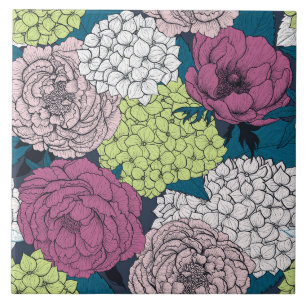 Spätfrühlinggarten Fliese