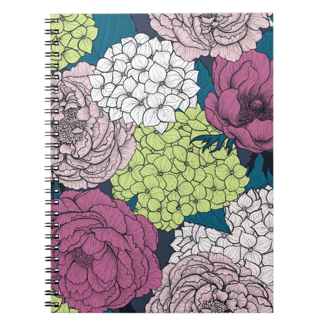 Spätfrühlinggarten Notizblock (Vorderseite)