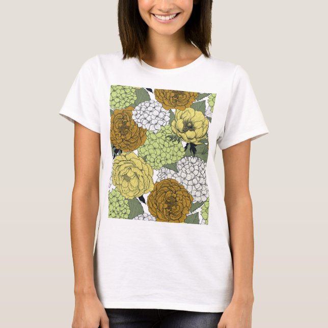 Spätfrühlinggarten T-Shirt (Vorderseite)