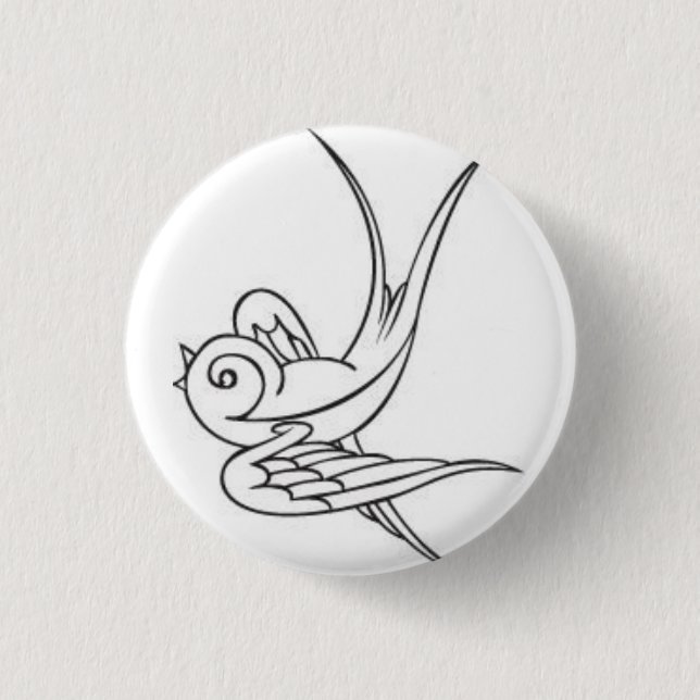 Spatz Button (Vorderseite)