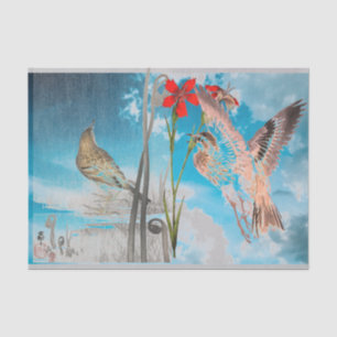 SPATZEN-JAPANISCHES Seidenpapier