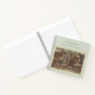 Spatzen Notizbuch – Naturinspiriertes Schreiben
