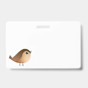 Spatzen-Vogel-Cartoon Ausweis