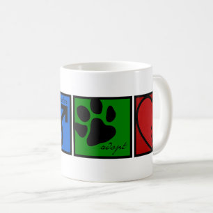 Spay-Neuter-Adoptiert-Liebe Tasse