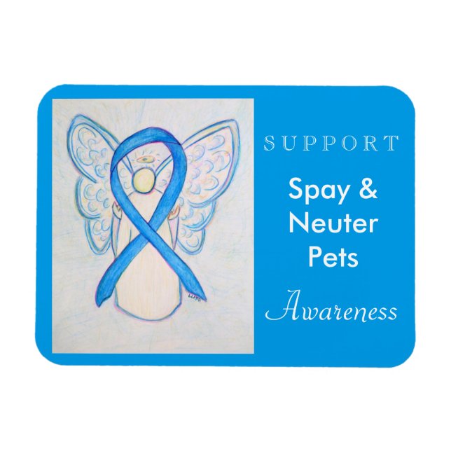 Spay & Neuter Pets Awareness Engel Custom Magnet (Horizontal)