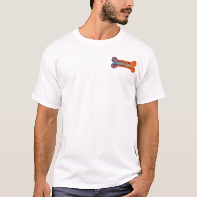 spay Neutrum adoptieren T-Shirt (Vorderseite)