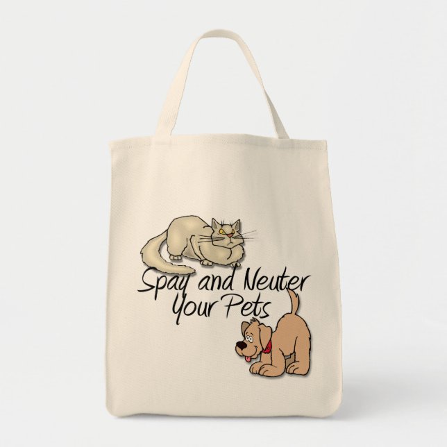Spay und Neuter Ihre Haustiere Tragetasche (Vorne)