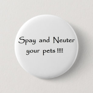 spay und neutralisieren Sie Button