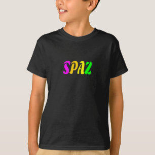 Spaz Neon Retro Vintage 80er T-Shirt