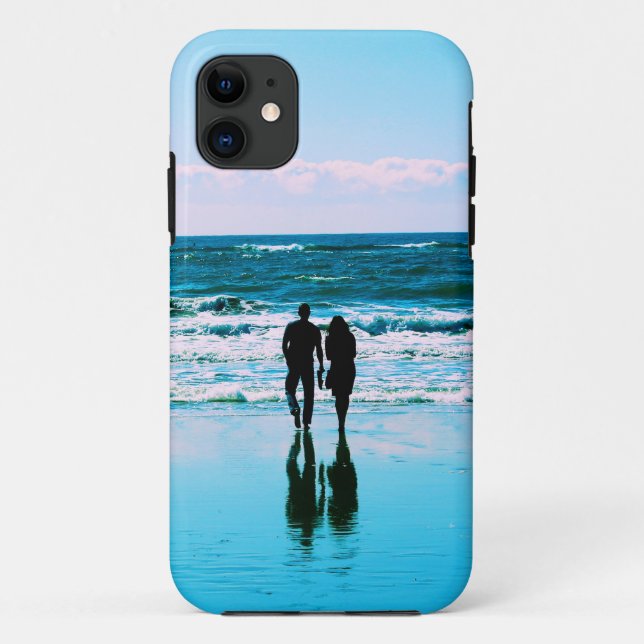 Spazieren Sie auf dem "Beach Romance Phone Case" Case-Mate iPhone Hülle (Rückseite)