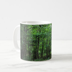 Spazieren Sie durch den Wald, Chester, South Carol Kaffeetasse