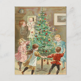 Spazieren Sie durch den Weihnachtsbaum von Jenny N Postkarte