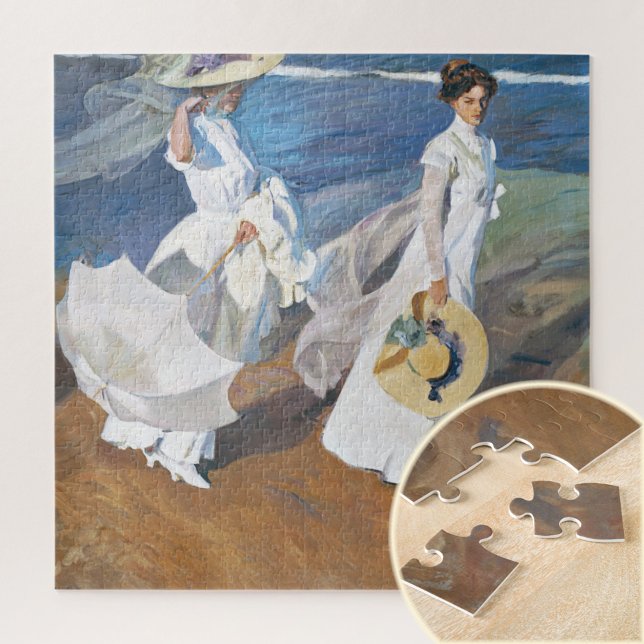Spazieren Sie entlang der Küste, Joaquín Sorolla Puzzle (Von Creator hochgeladen)