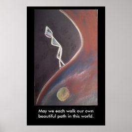 Spazieren Sie Ihr Wegplakat Poster