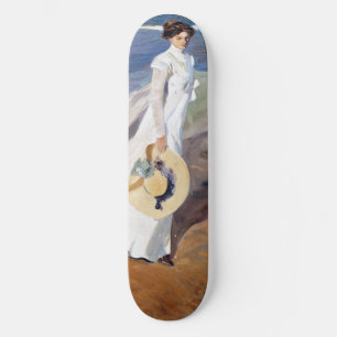 Spaziergang am Meer von Joaquin Sorolla Skateboard