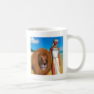 Spaziergang am Strand Tasse