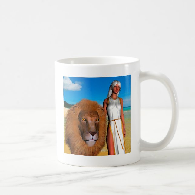Spaziergang am Strand Tasse (Rechts)