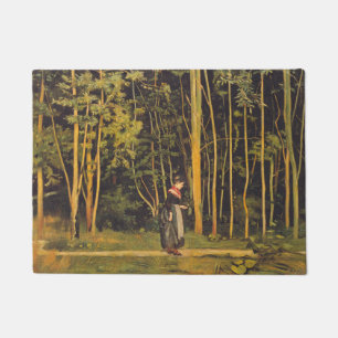 Spaziergang am Waldrand (von Ferdinand Hodler) Fußmatte