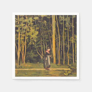 Spaziergang am Waldrand (von Ferdinand Hodler) Serviette