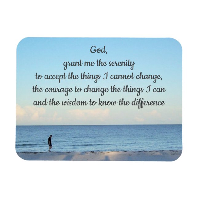 Spaziergang auf dem Beach Magnet (Horizontal)