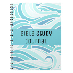 Spaziergang auf dem "Water Bible Study Journal" Notizblock