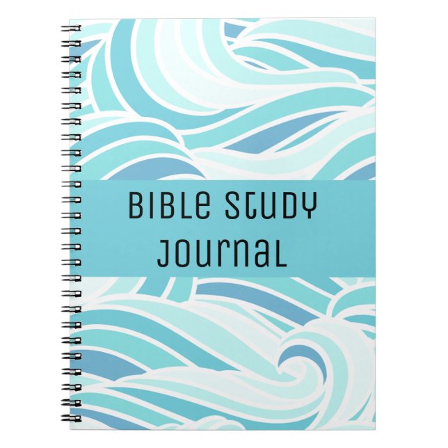 Spaziergang auf dem "Water Bible Study Journal" Notizblock (Vorderseite)