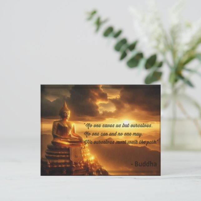 Spaziergang auf der Postkarte (Stehend Vorderseite)