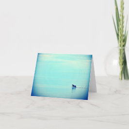 Spaziergang auf Wassernotecards Karte