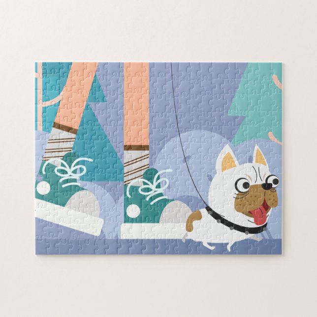 Spaziergang durch das Dog Puzzle (Horizontal)