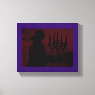 Spaziergang durch das Dorf ~ ummantelte Canvas .75 Leinwanddruck