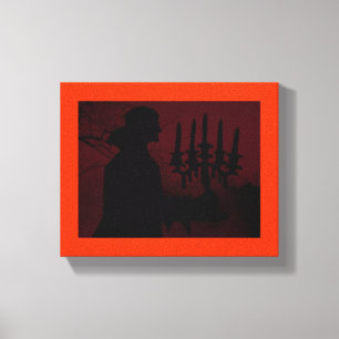Spaziergang durch das Dorf ~ ummantelte Canvas .75 Leinwanddruck