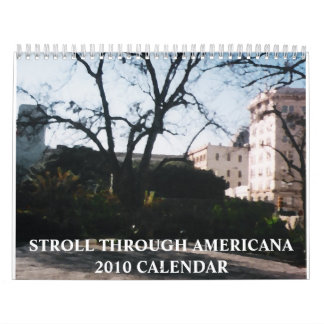 Spaziergang durch den Amerikanischen Kalender 2010