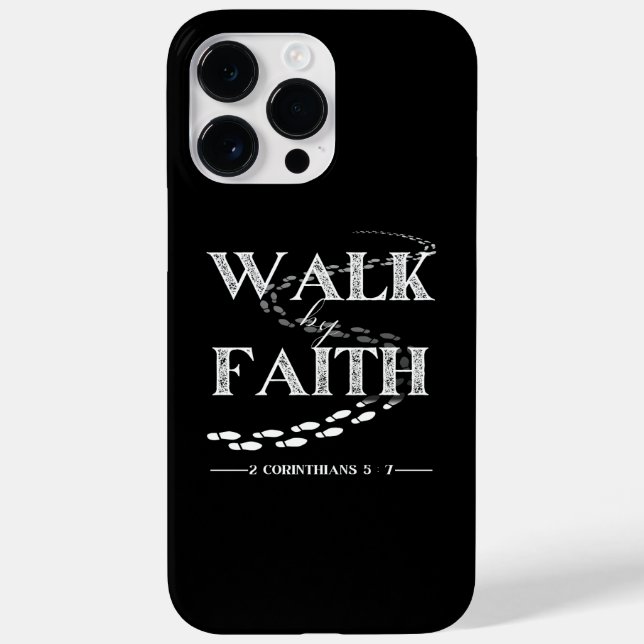 Spaziergang durch den Glauben - 2 Korinthen 5:7 Case-Mate iPhone Hülle (Rückseite)