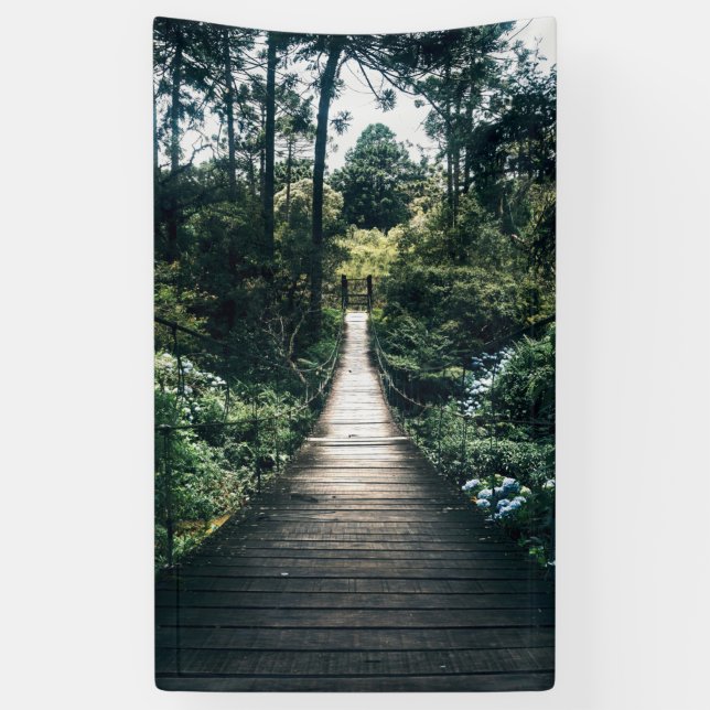 Spaziergang durch den Wald Banner (Vertikal)