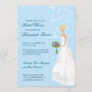 Spaziergang durch die Aisle Bridal Dusche Einladun Einladung