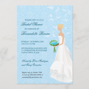 Spaziergang durch die Aisle Bridal Dusche Einladun Einladung