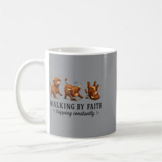 Spaziergang Grafik Kaffeetasse