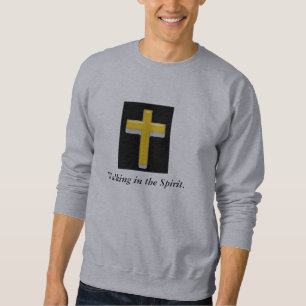Spaziergang im Geist / Cross Men's Sweatshirt