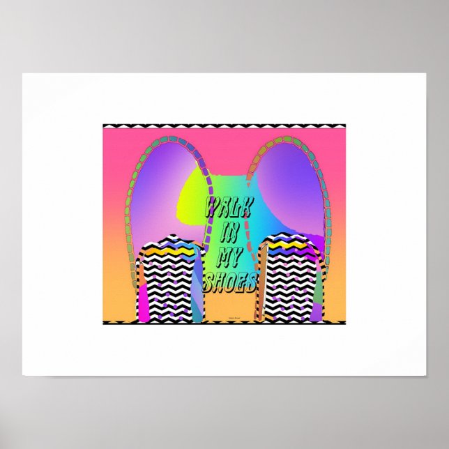 Spaziergang in meinen Schuhen Poster (Vorne)
