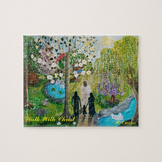 Spaziergang mit dem Christuspuzzle Puzzle (Horizontal)